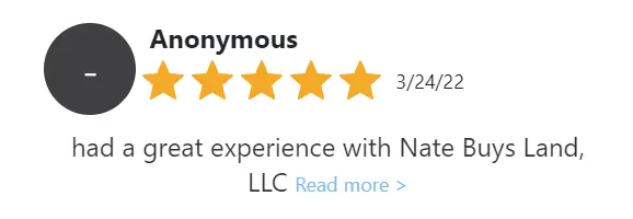 an Anonymous person left a 5 out of 5 star Review and says they had a great experience.