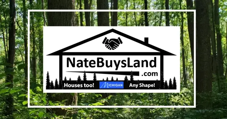 Nate Buys Land! the easy way to sell your land in Michigan. logo